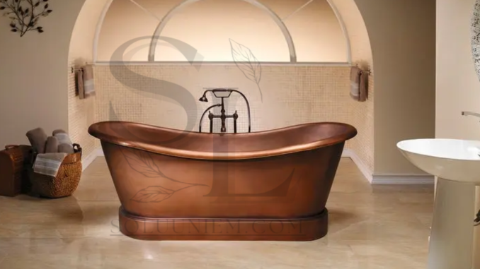 Designer Copper Hydrotherapy Bathtub