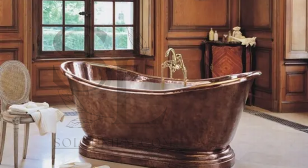 Designer Copper Hydrotherapy Bathtub